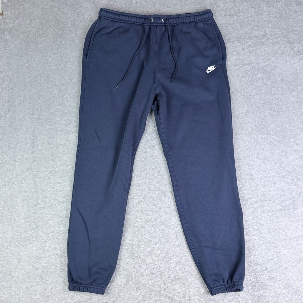 Nike Sportswear Club Fleece Joggers Sweatpants Navy Blue FN3808-451 Mens Large